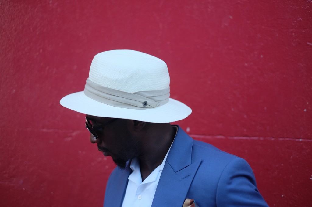 gentle blue: relaxing your two piece suit