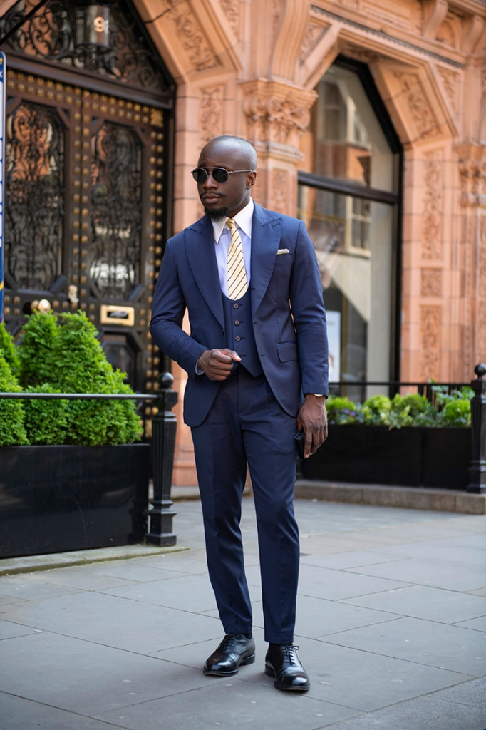 Corporate Man Classic three piece suit Yinka Jermaine